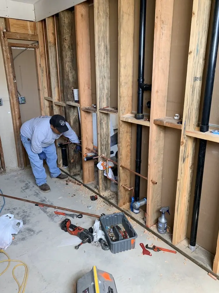 Commercial rough-in plumbing for Water Heater Replacement in Moss Bluff